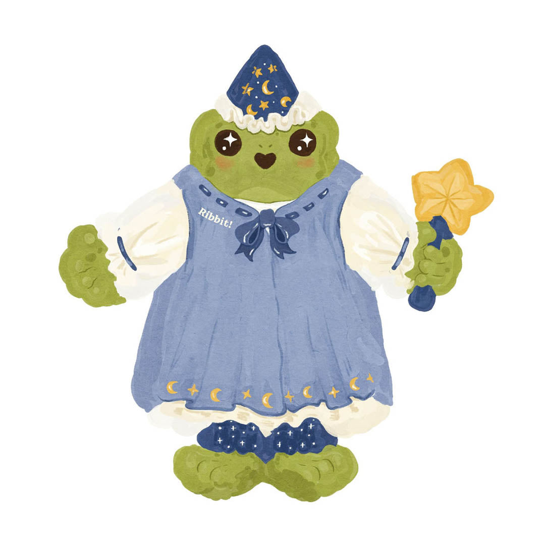 What's Hoppin'? 12 Frog Notecards & Envelopes