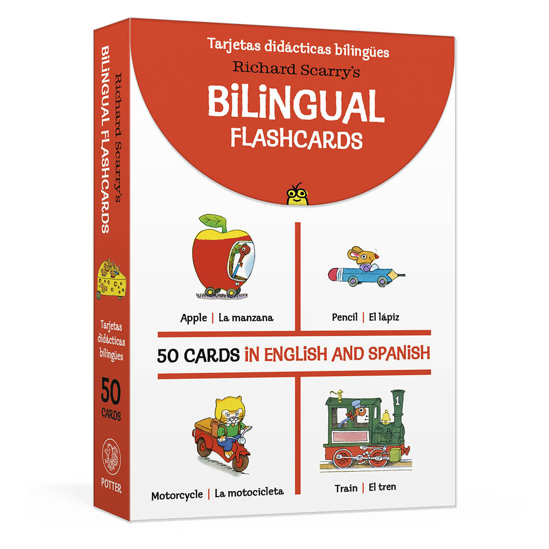 Richard Scarry's Bilingual Flashcards - 50 Cards in English and Spanish