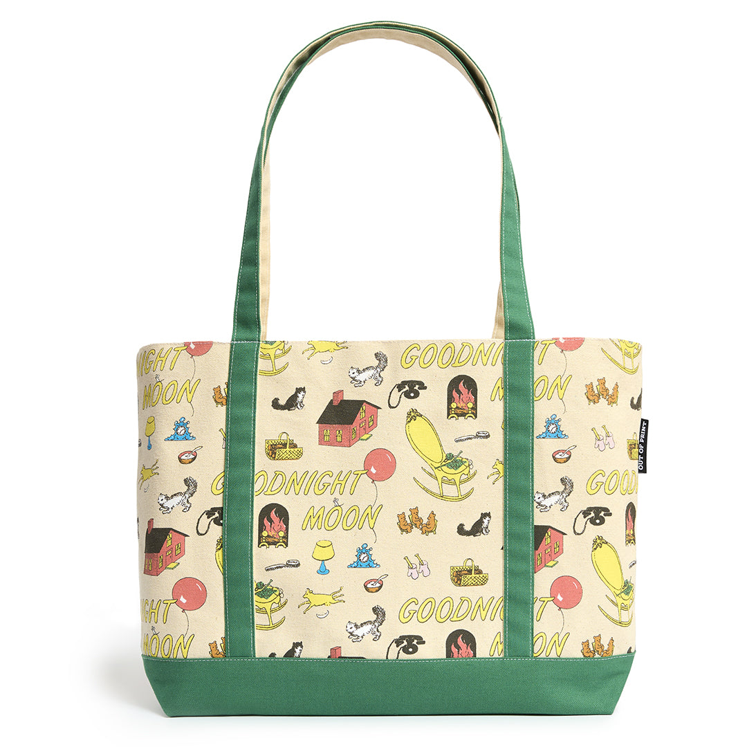 Goodnight Moon Large Zippered Tote Bag