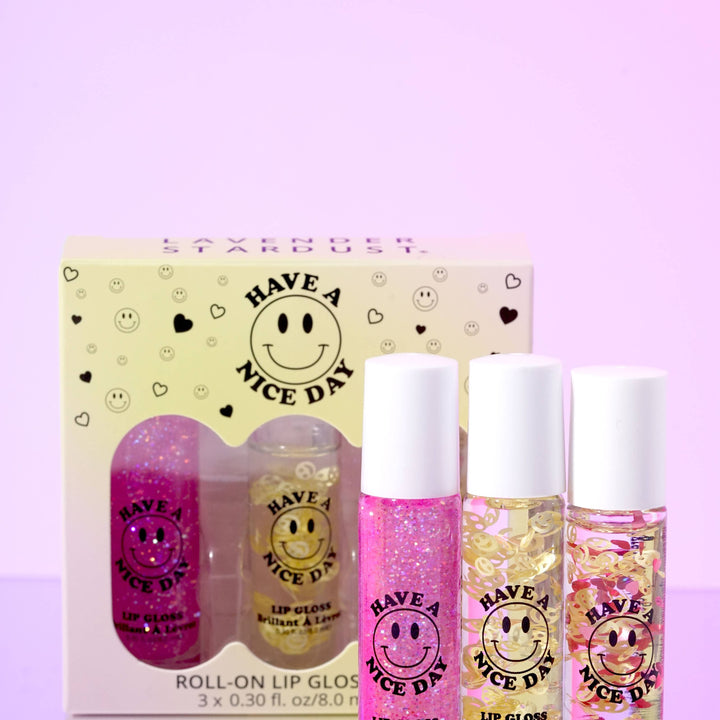 NEW Have A Nice Day Lip Gloss Trio Box Set