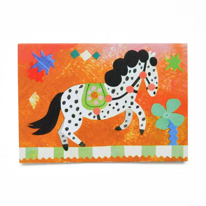Circus Pony Mini Greeting Card