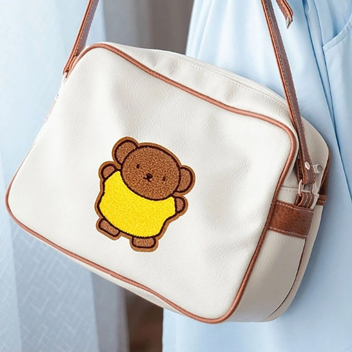 Embroidered Fluffy Boucle Patch Stickers: Miffy & Boris