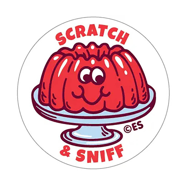 Cherry Jiggle Scratch & Sniff Stickers