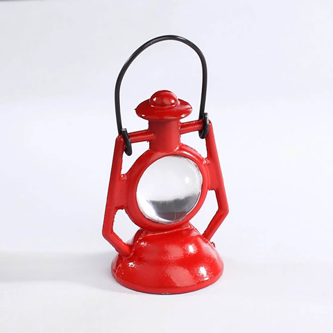 NEW Dollhouse Miniatures: Red Railroad Lantern