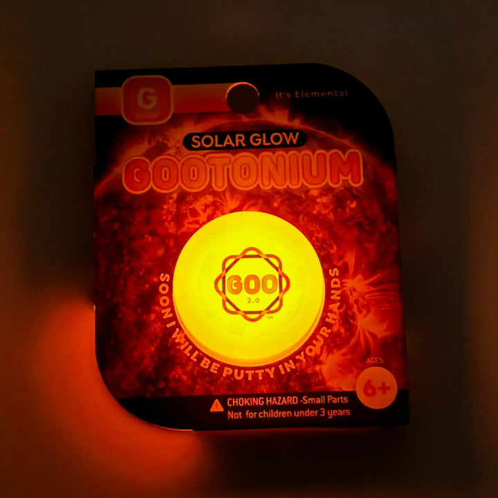 Gootonium: Glowing Orange Solar Putty - 20g