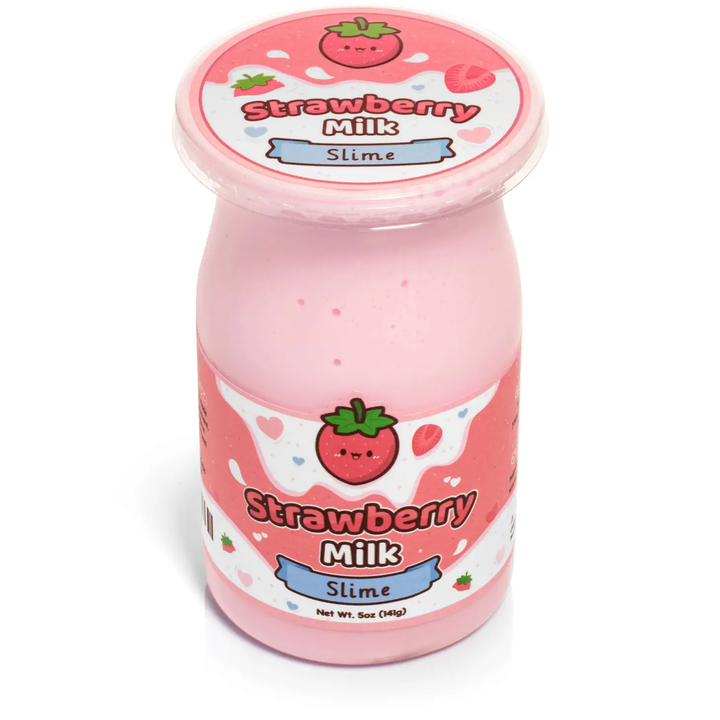 NEW Strawberry Milk Glossy Slime