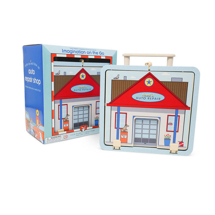 Suitcase Play Set - Auto Repair Shop Garage