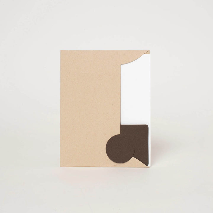 Dandelion Baby & Gnome Letterpress Greeting Card by Phoebe Wahl