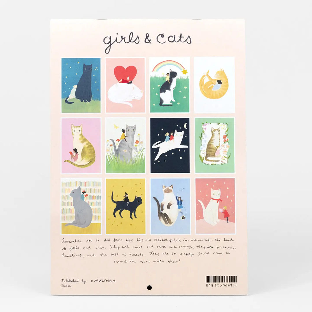 Emily Winfield Martin: Girls & Cats 2027 Wall Calendar