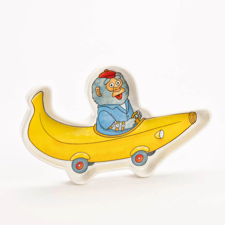 Richard Scarry Bananamobile Shaped Trinket Tray