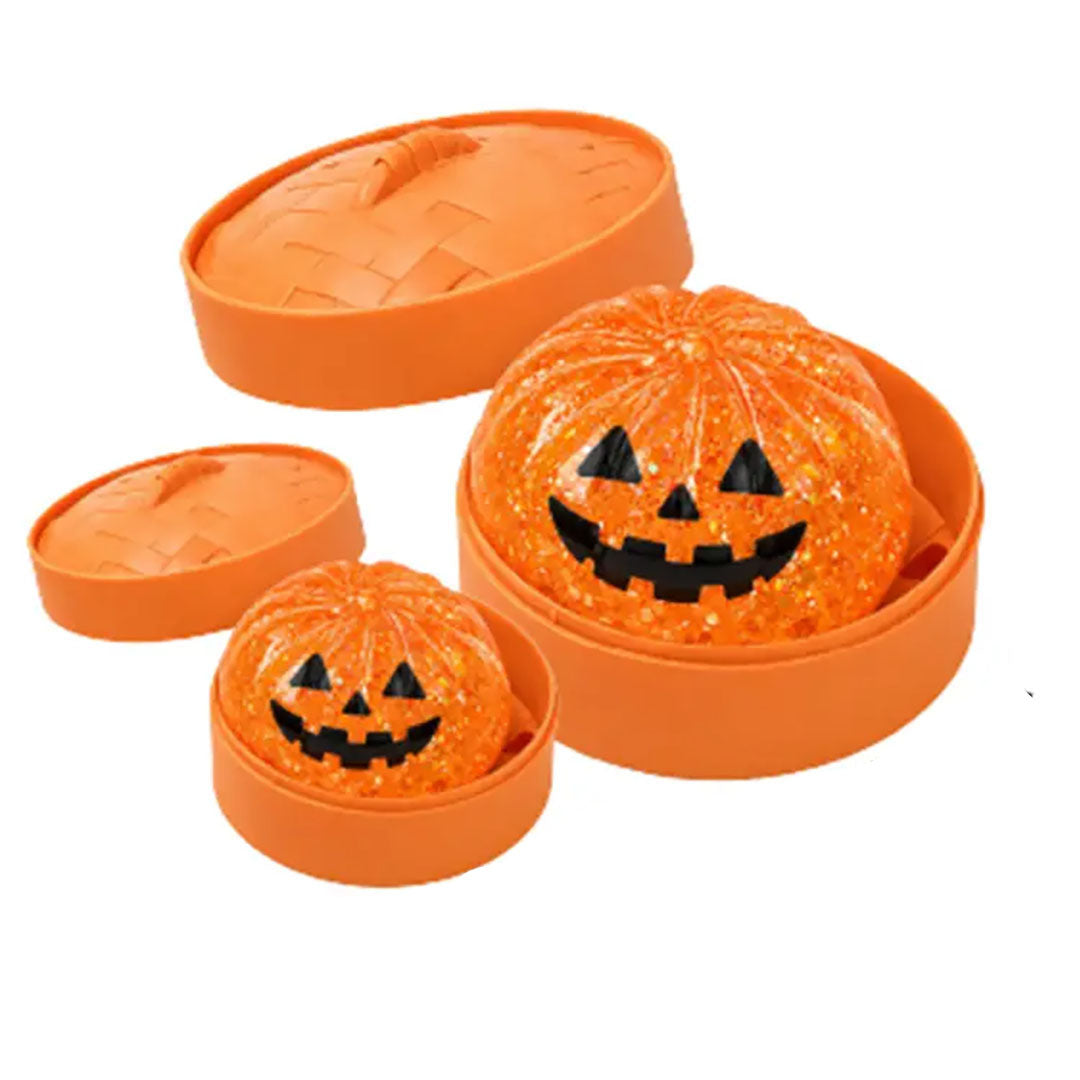 LIMIT 2PCS: Fun Doh Spooky Mystery Dumpling Squishy Toy - Assorted Styles/ 2 Sizes Available!