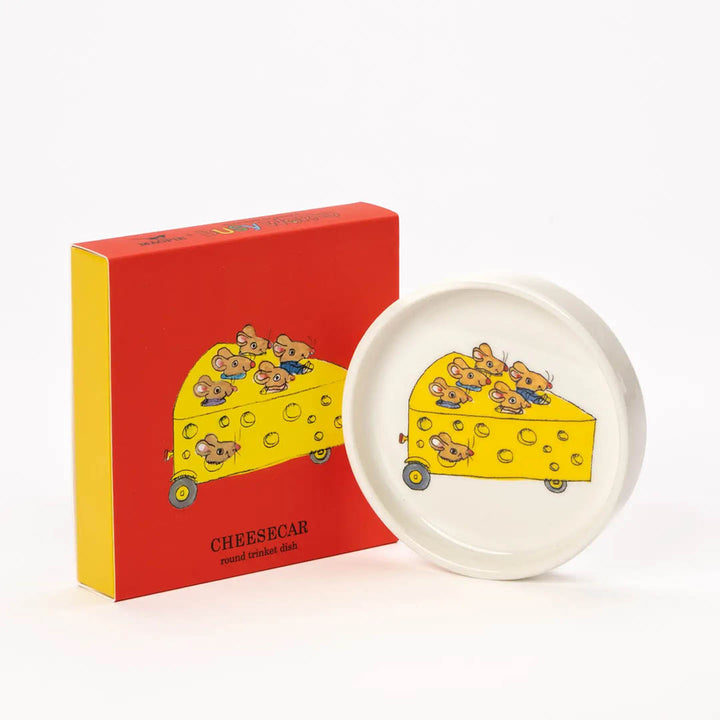 Richard Scarry Cheese Car Round Trinket Dish