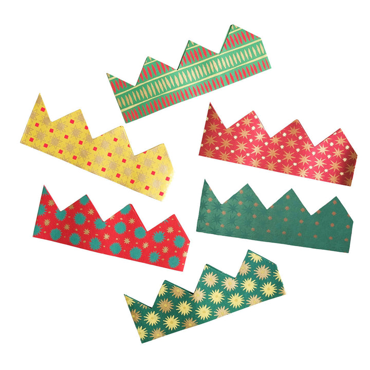 Festive Paper Crowns