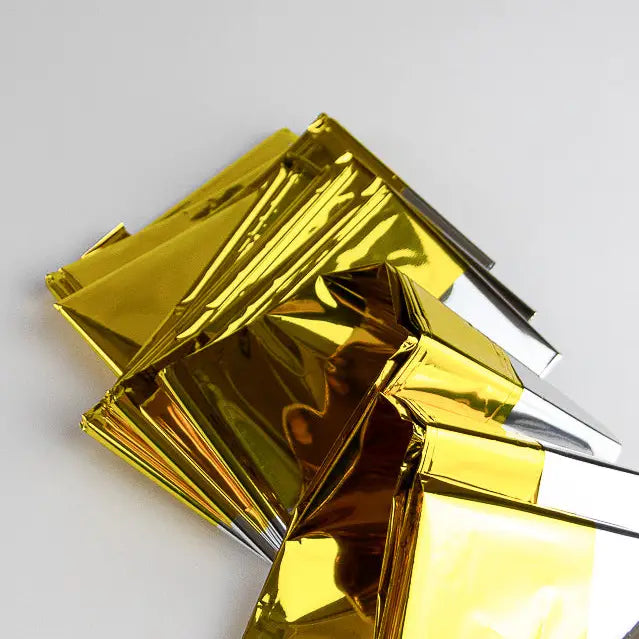 Space Blanket- Silver and Gold Combo