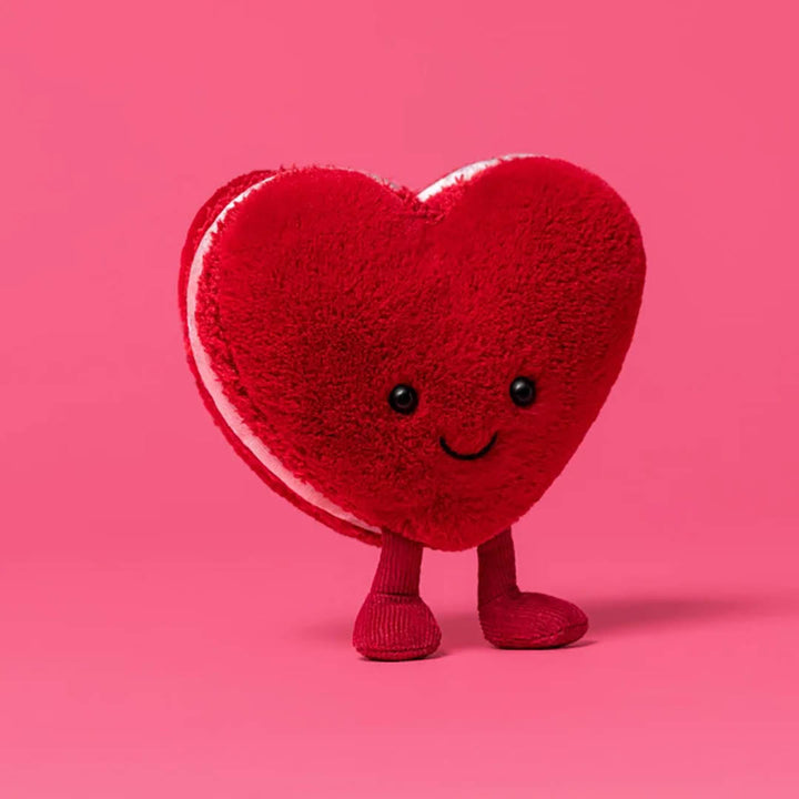 Amuseables Arlette Heart Macaron (Red)
