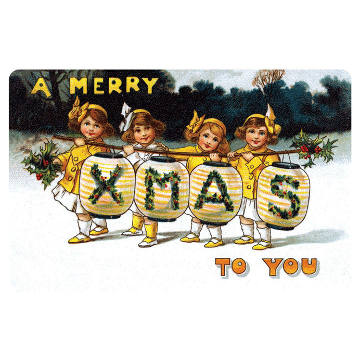 Vintage Christmas - Holiday Sticker Box
