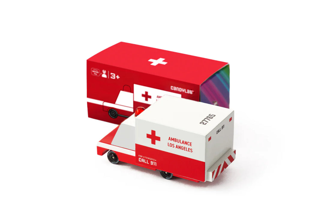 Mini Candycar Ambulance- Red