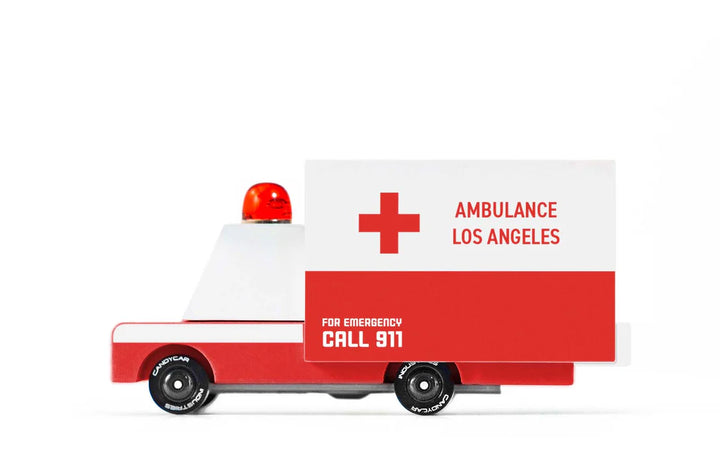 Mini Candycar Ambulance- Red
