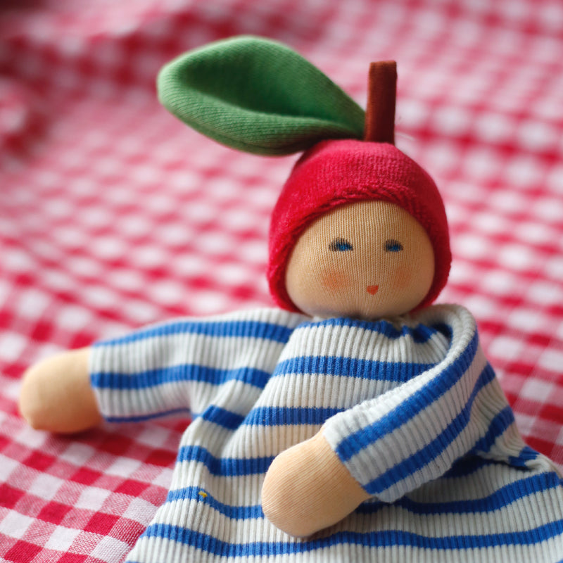 Nanchen Knotted Soothing Doll- Apple Stripe