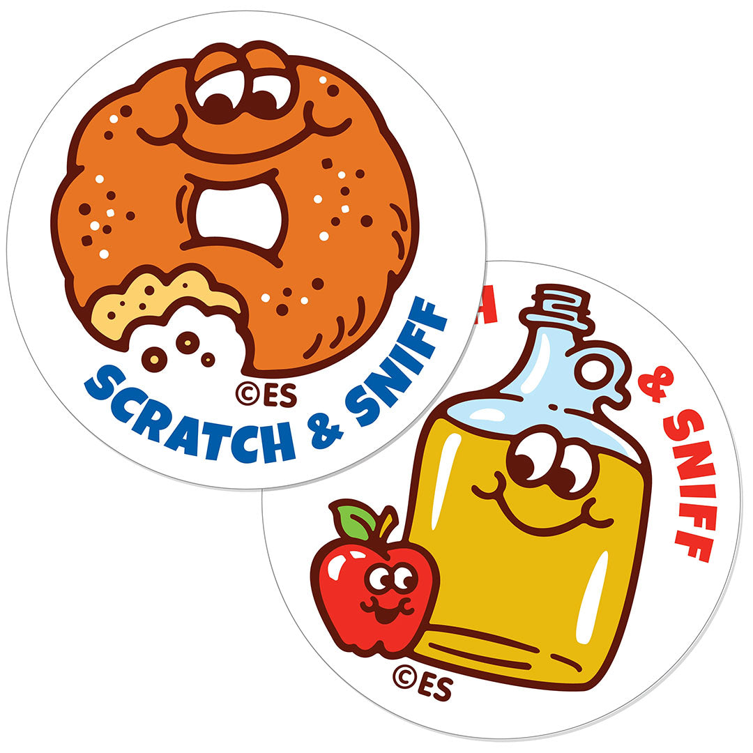 Apple Cider Donut Scratch & Sniff Stickers