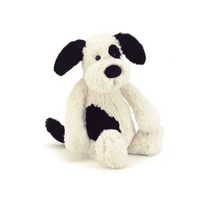 NEW Bashful Black & Cream Puppy Little (Small)