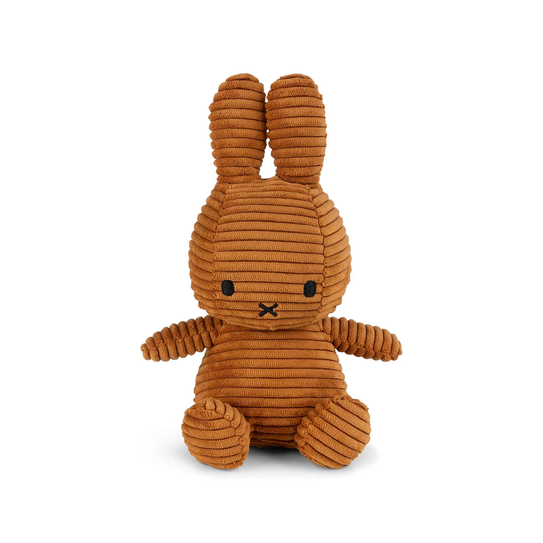 Miffy Corduroy Plush Doll - 9" Cinnamon Brown