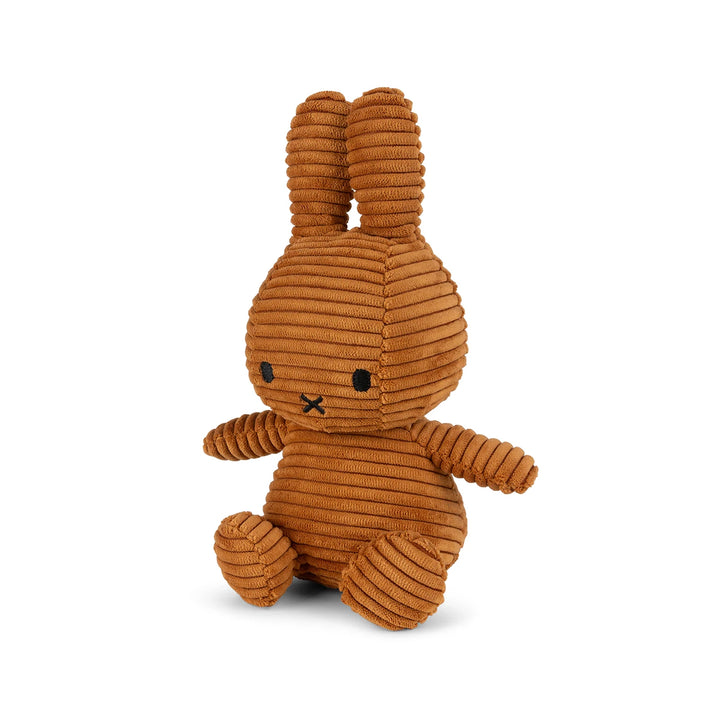 Miffy Corduroy Plush Doll - 9" Cinnamon Brown