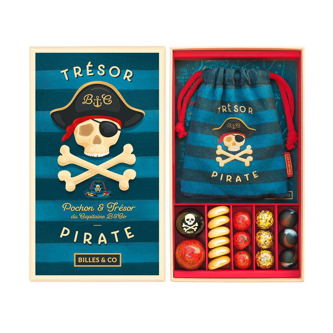 Pirate Treasure - Marble Pouch Set