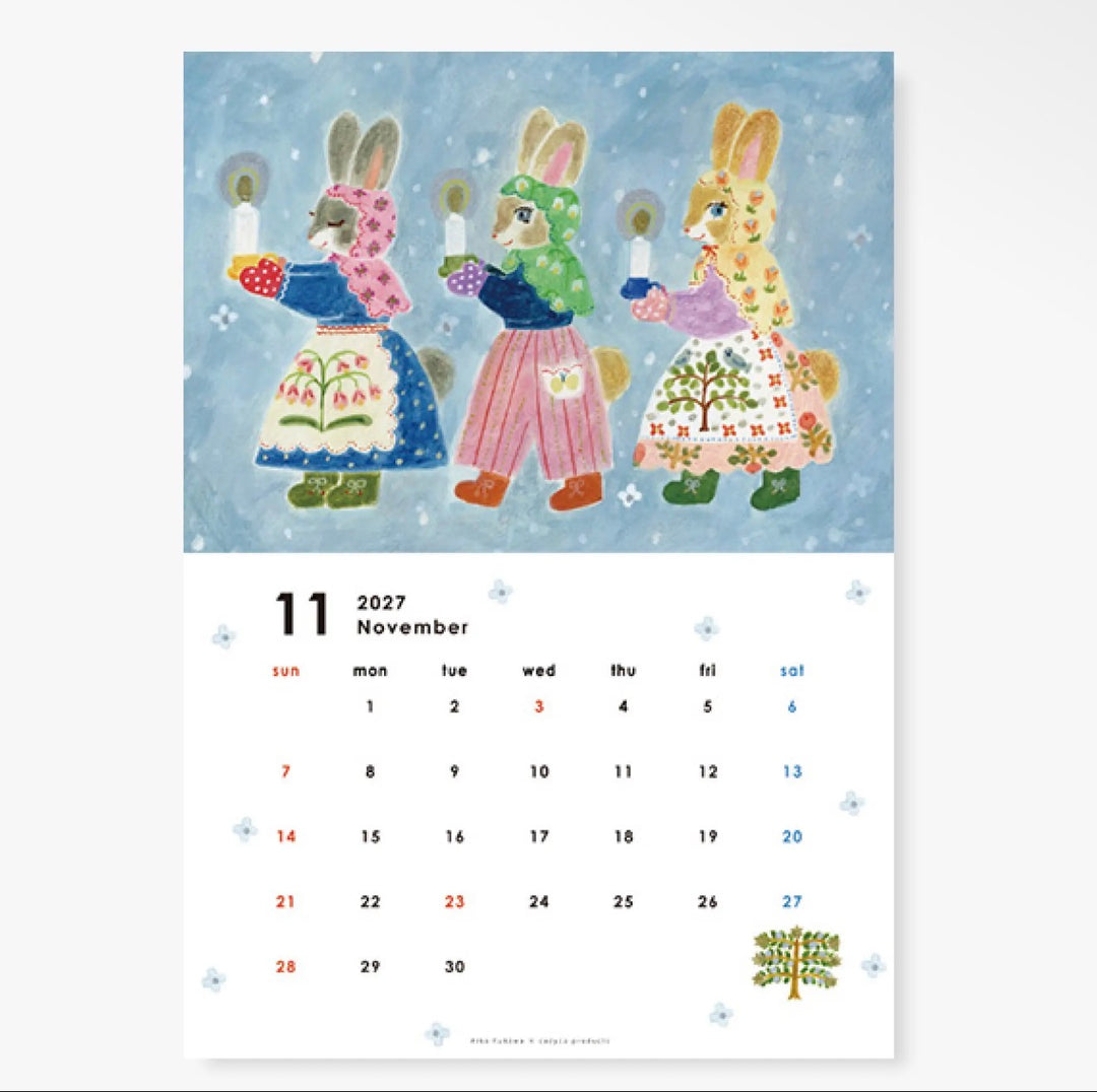 Aiko Fukawa 2027 Calendar