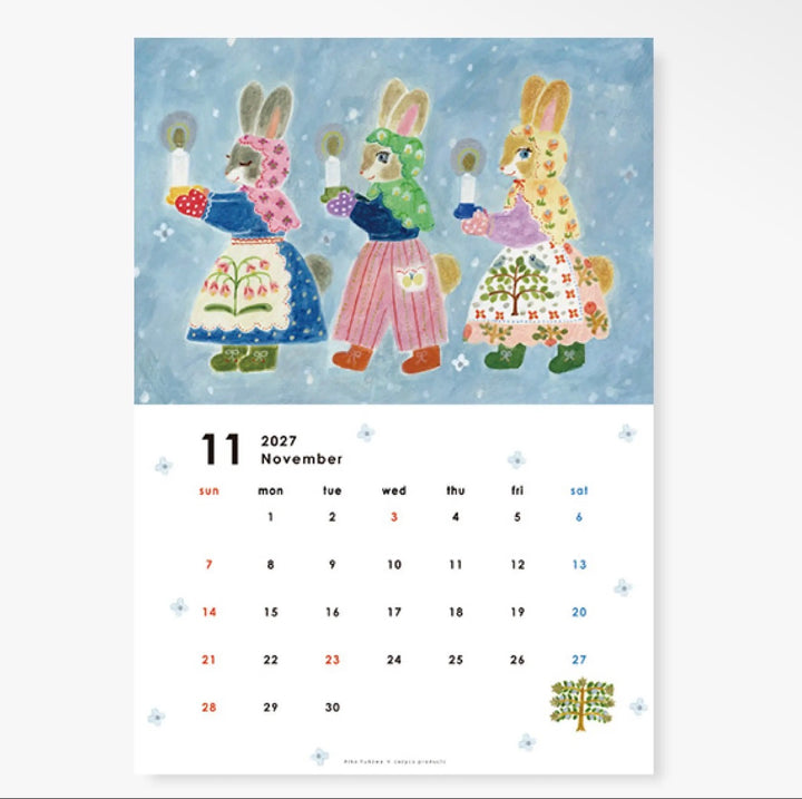 Aiko Fukawa 2027 Calendar