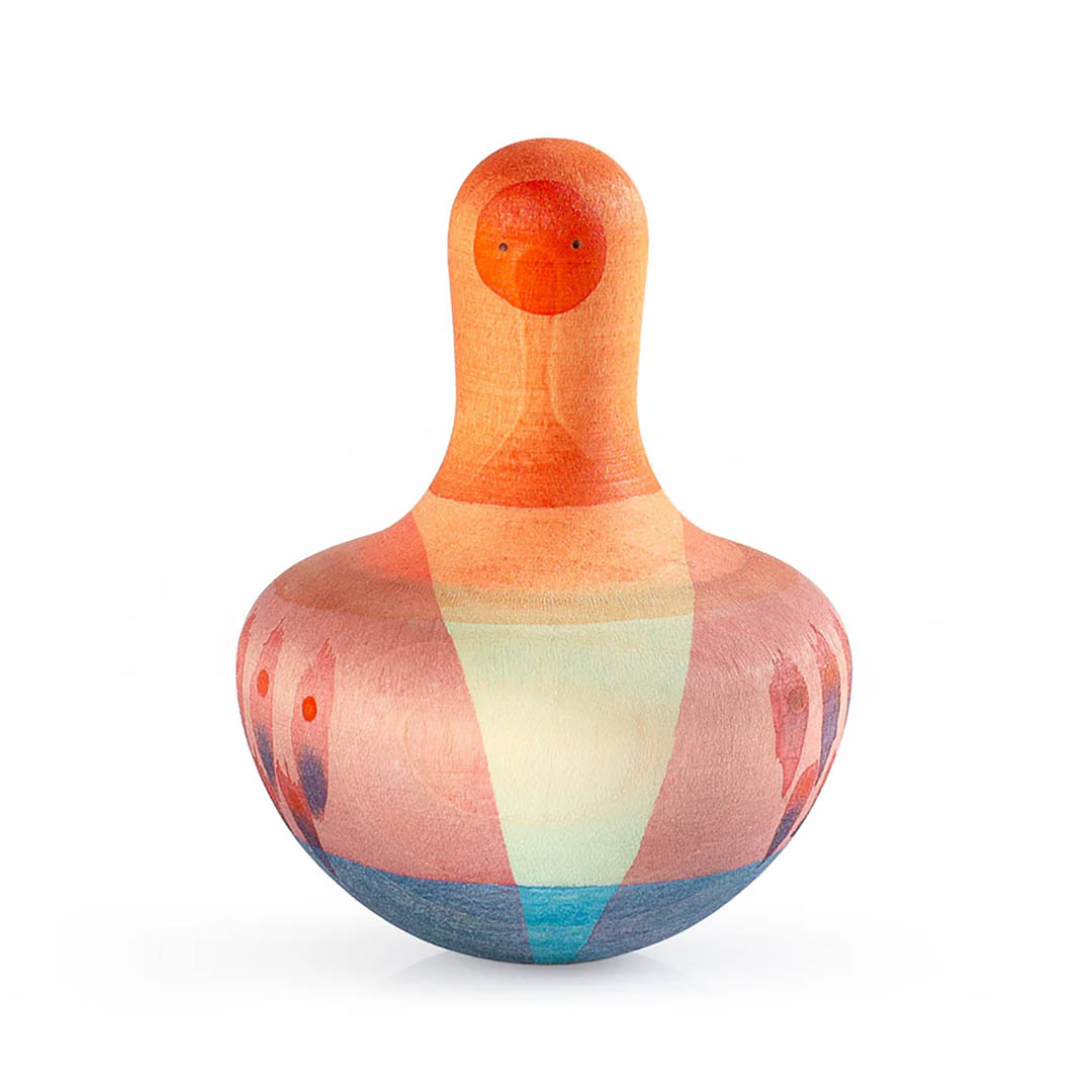 Mellow Orange Bird Rocking Toy