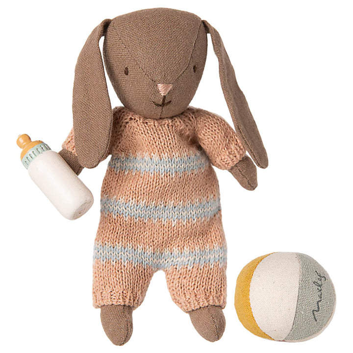Bunny set, Micro - Brown - Dusty rose