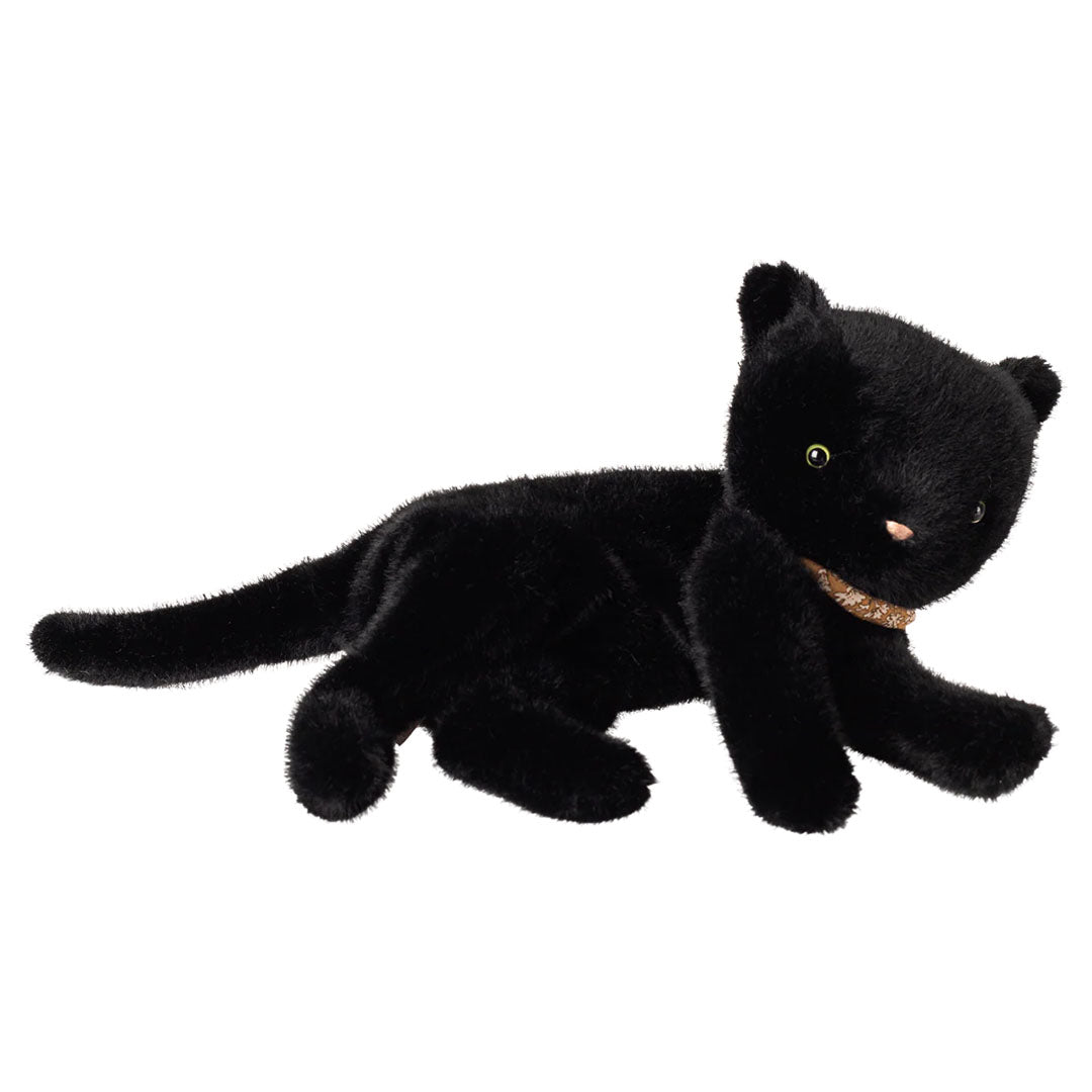 Sleeping kitten plush, Medium - Black