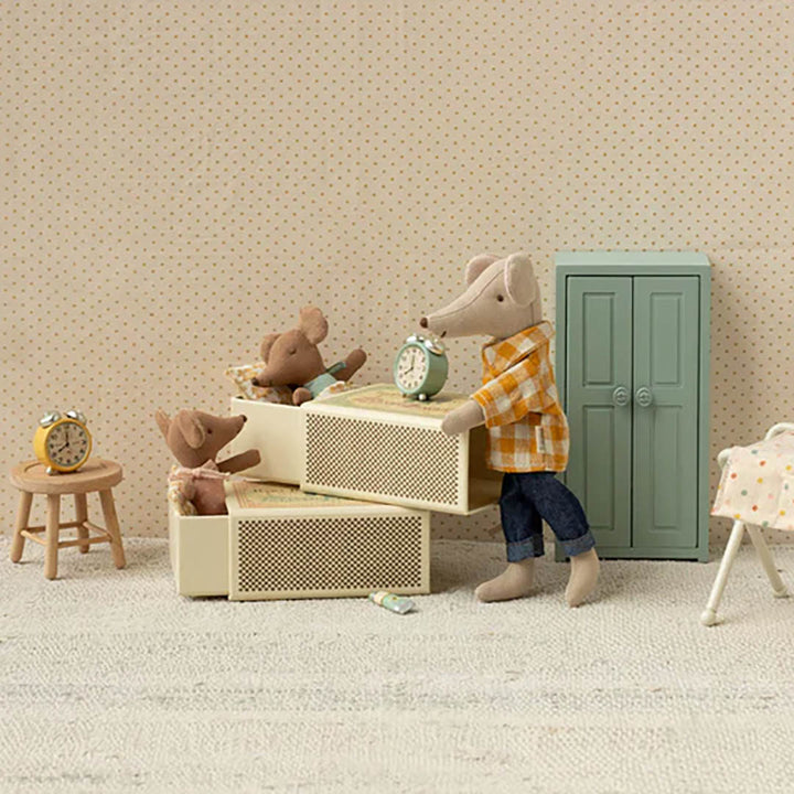 Sleepy Wakey Baby Mouse- Blue