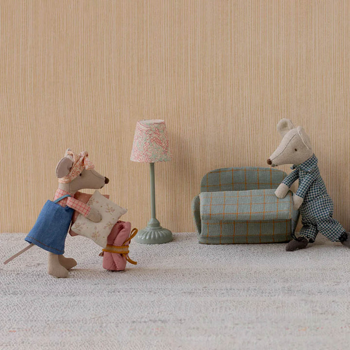Vintage floor lamp, Mouse - Mint