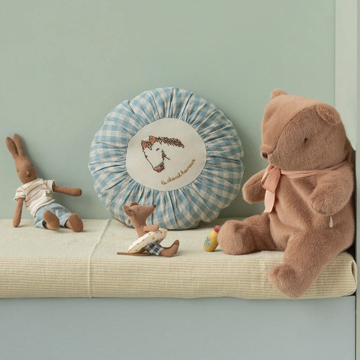 Teddy bear plush, Medium - Soft brown