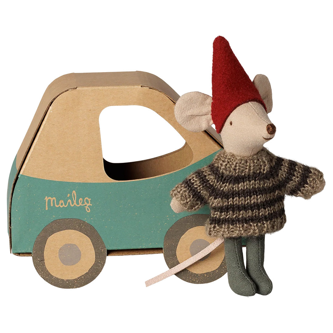 Christmas mouse, Little brother in car box