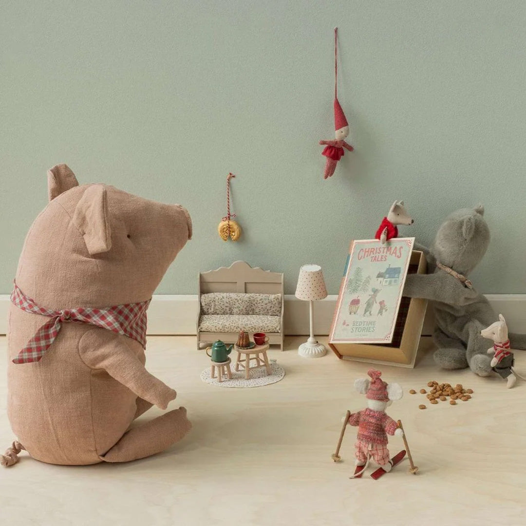 Christmas tea party, Mouse - Red/Green