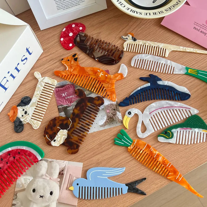 Animal Cartoon Hair Comb -Available in Many Styles