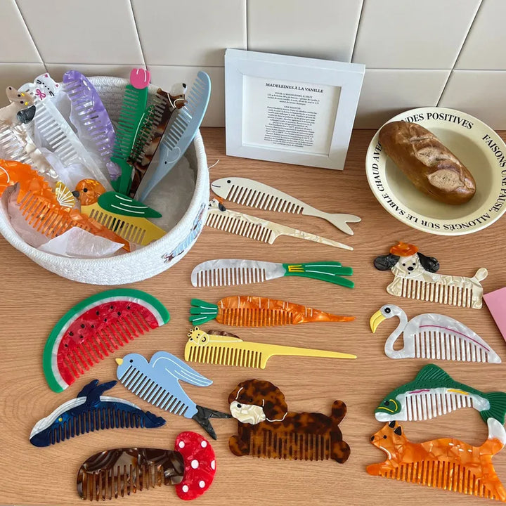 Animal Cartoon Hair Comb -Available in Many Styles