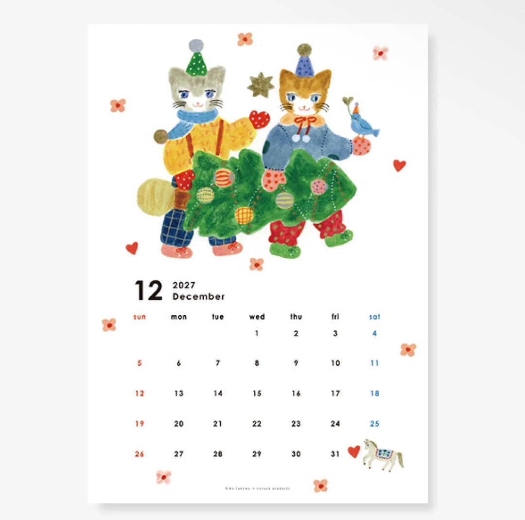 Aiko Fukawa 2027 Calendar