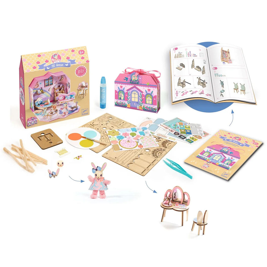 DIY MiHouse Rosie - Miniature Model House Kit