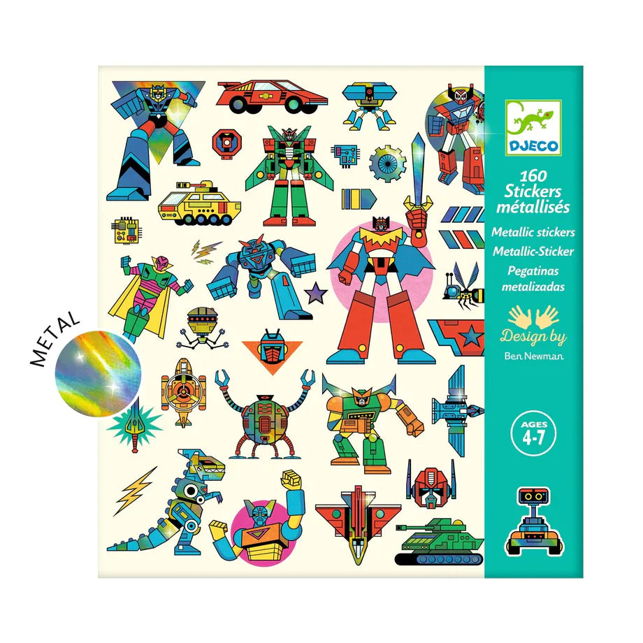 Robots Sticker Set