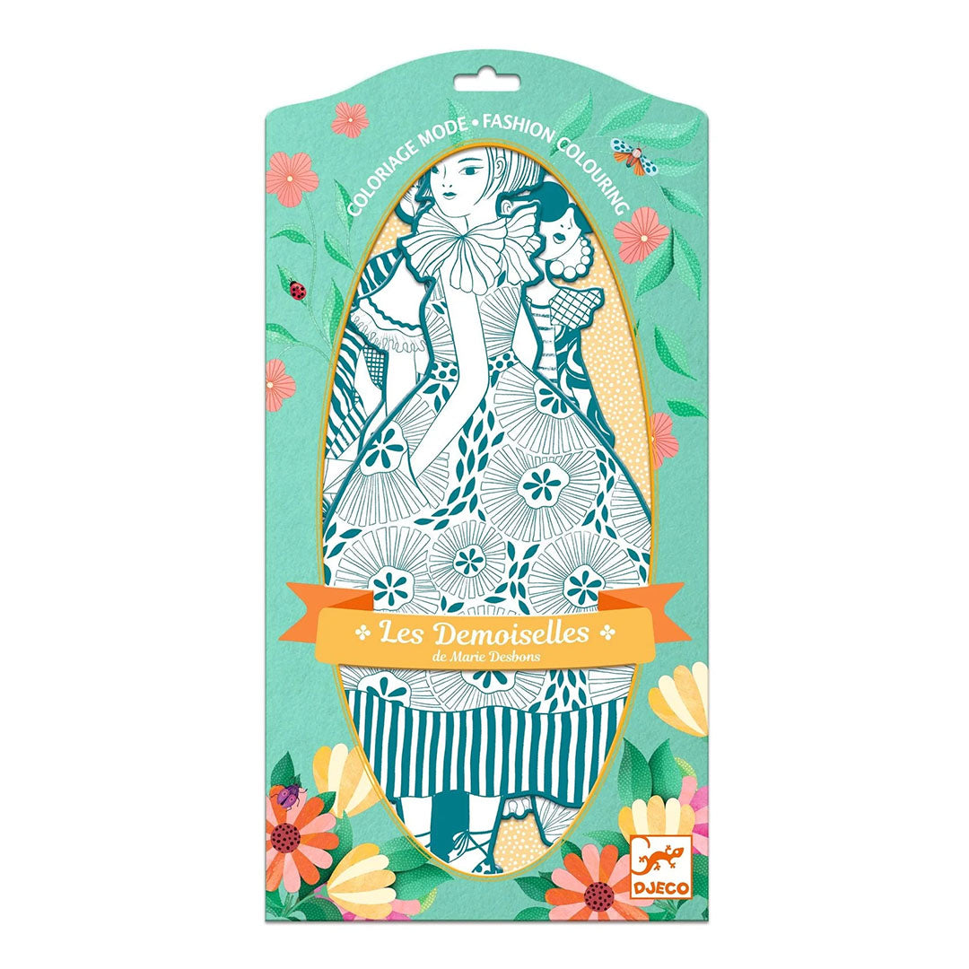 Les Demoiselle Rebekka & Friends Coloring Set
