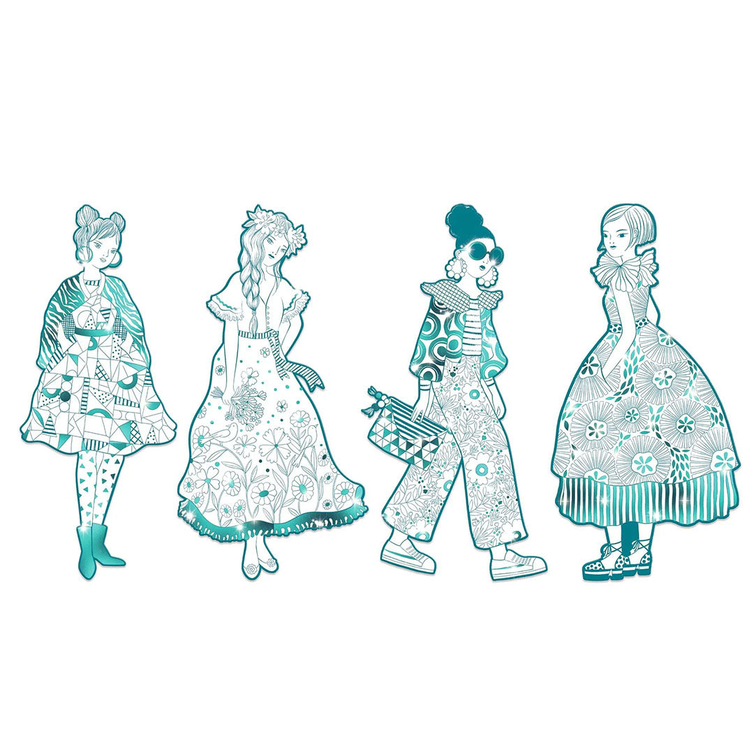Les Demoiselle Rebekka & Friends Coloring Set
