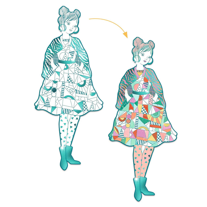 Les Demoiselle Rebekka & Friends Coloring Set