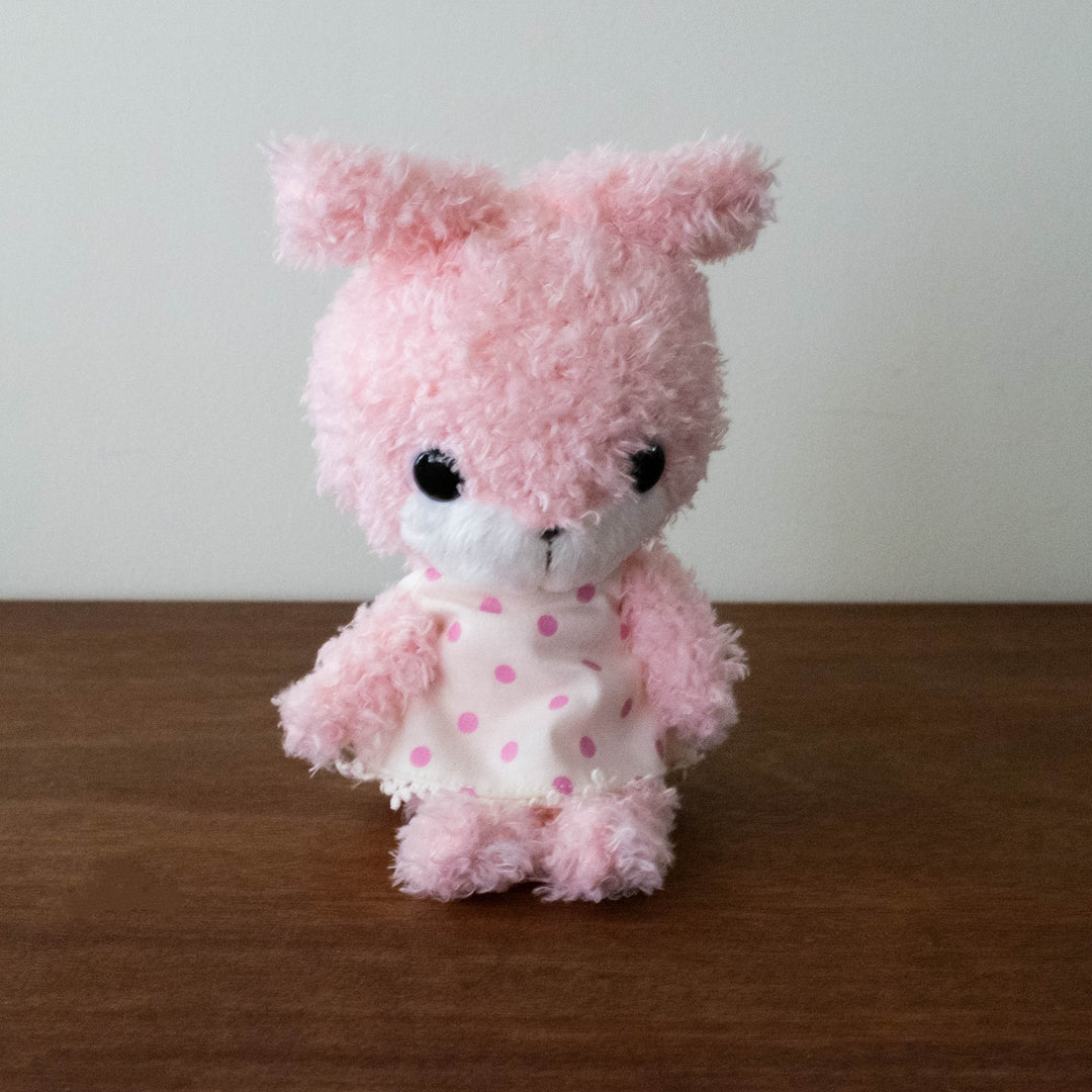 Japanese Heirloom Bunny Doll - Pink MEDIUM