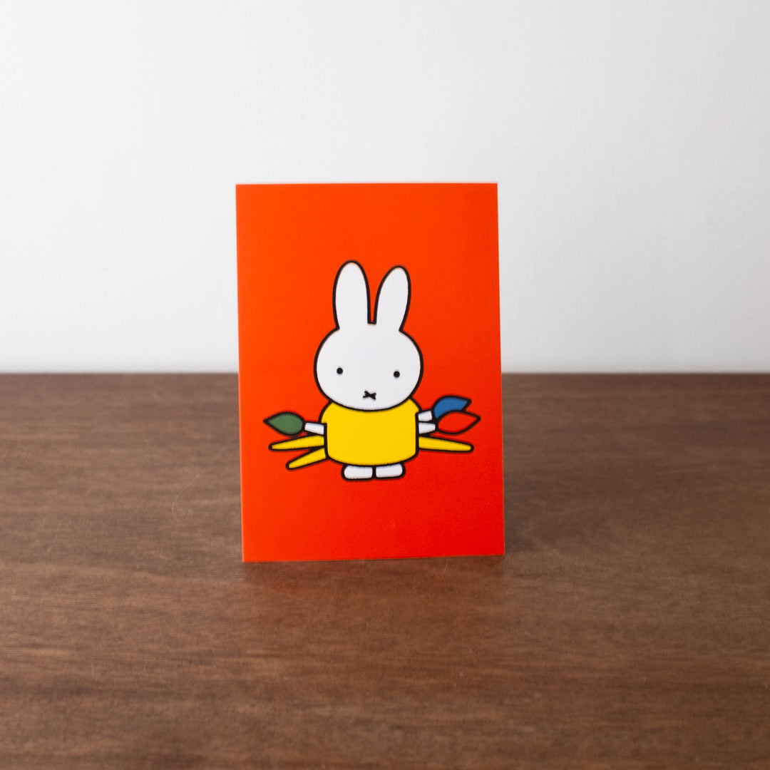 NEW Miffy Postcard- Miffy Artist