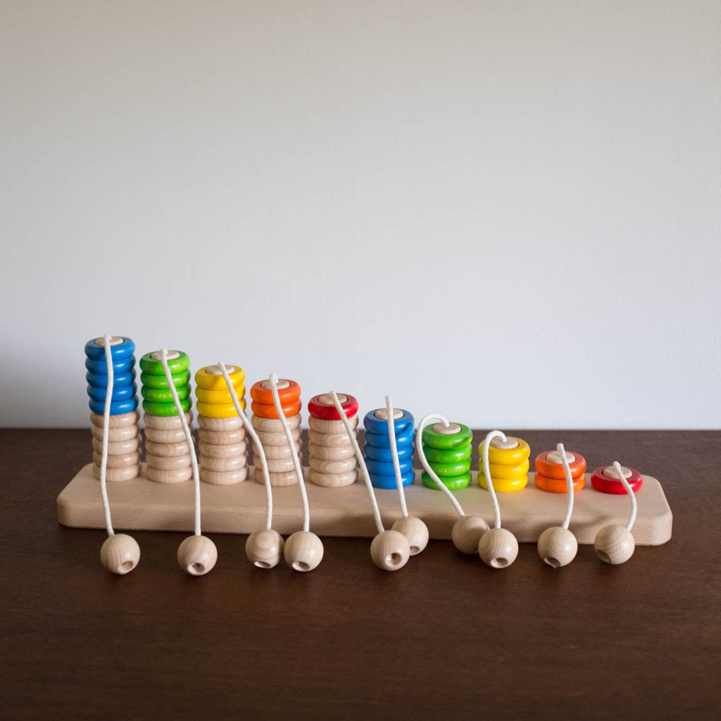 NEW Wooden Rope Abacus