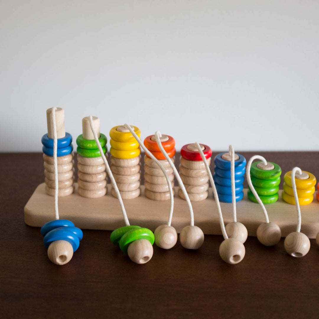 NEW Wooden Rope Abacus